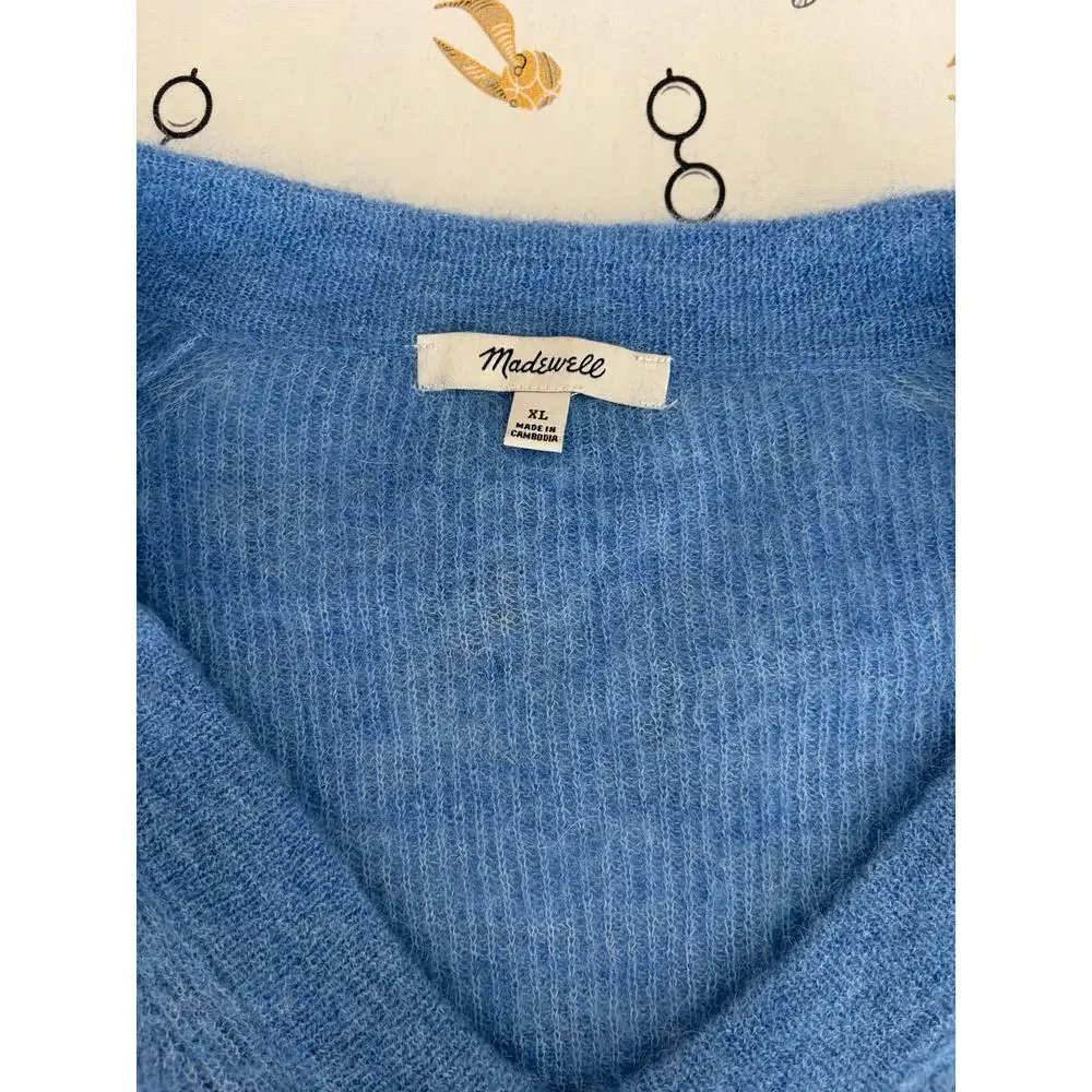 Madewell Alpaca-Blend V-Neck Sweater